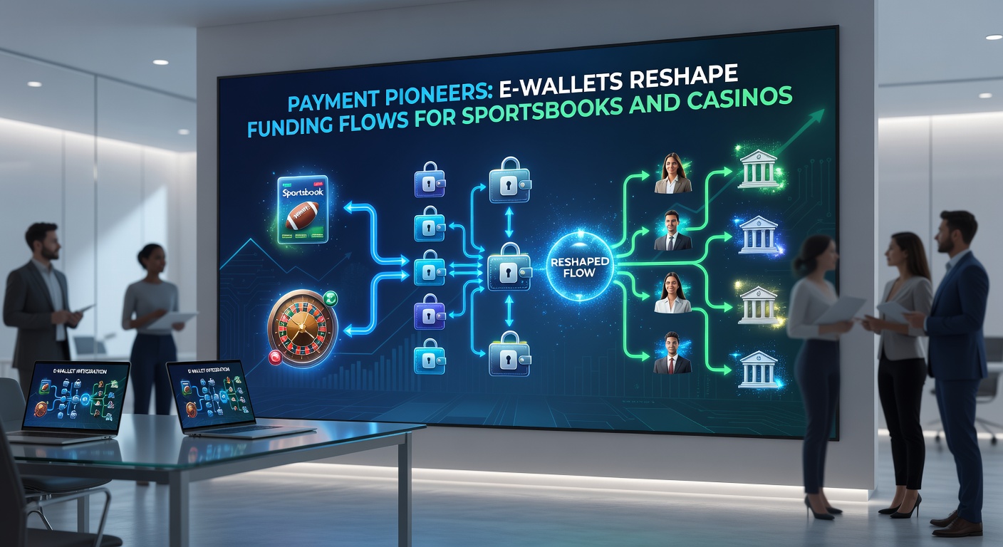 Graph showing rising e-wallet transaction volumes in global iGaming markets over recent years