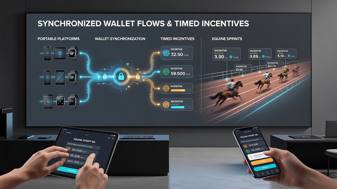 User interface showing timed incentive activation during live soccer and racing events on portable devices